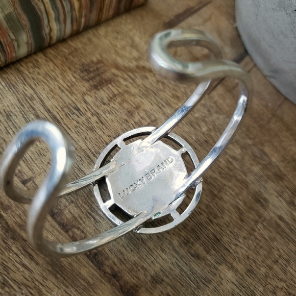 Lucky Brand Silver Cuff Bangle - Picture 4 of 6